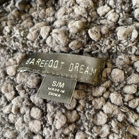 Barefoot Dreams Knit Cardigan Open Front Pockets Comfy Loungewear Sweater - Picture 4 of 5